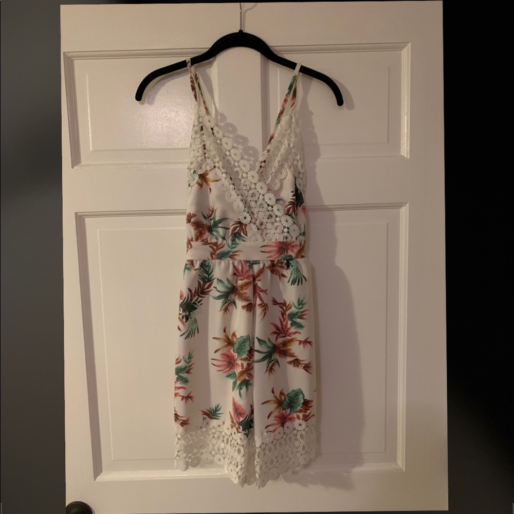 Toby Heart Ginger Floral Romper